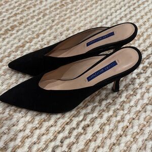 Stuart Weitzman Black Suede Heels